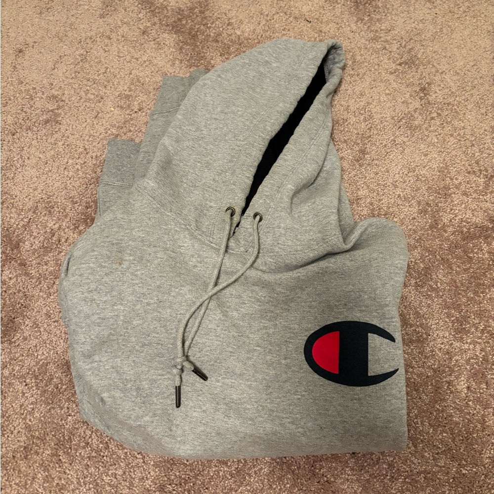 Champion grey hoodie